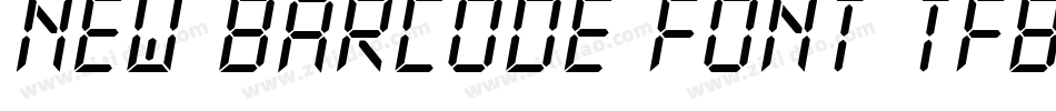 New Barcode Font TFB字体转换